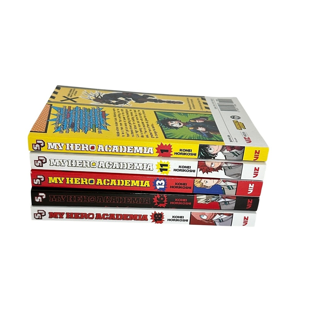 My Hero Academia Manga Lot Volumes 1, 11, 13, 16, 18 Kohei Horikoshi Shonen Jump